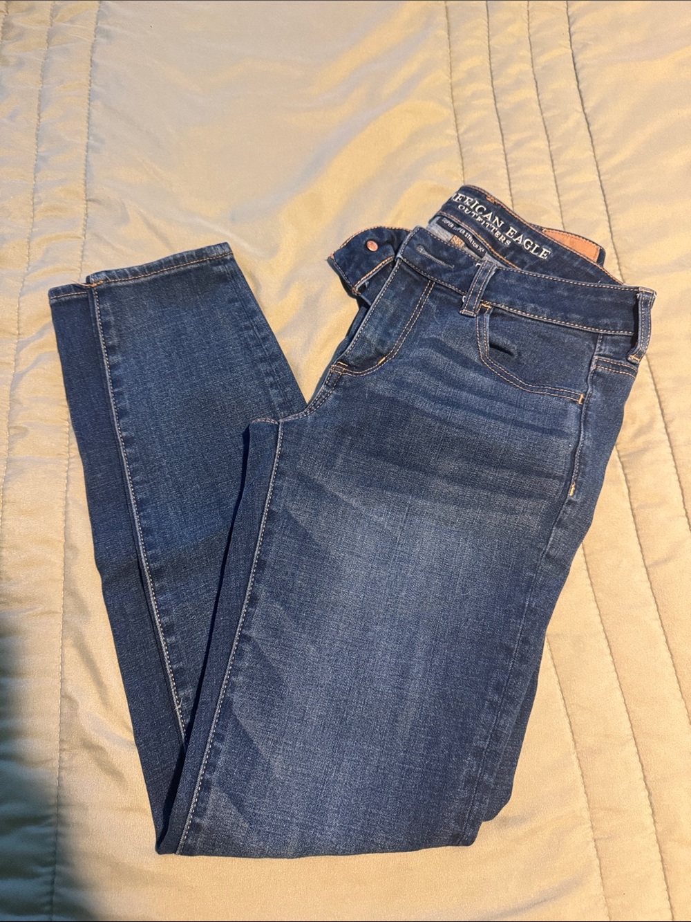 American Eagle Outfitters Women's Blue Slim Skinny Jeans